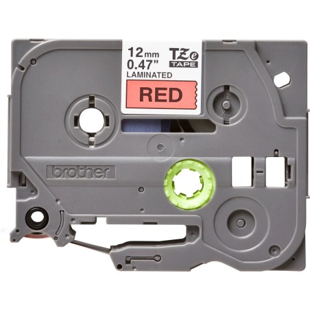 Brother TZE431 12MM BLACK ON RED TAPE